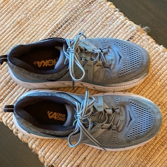 Hoka One One Mens Gaviota 2 Textile Synthetic Trainers Size 10 - Picture 5 of 10